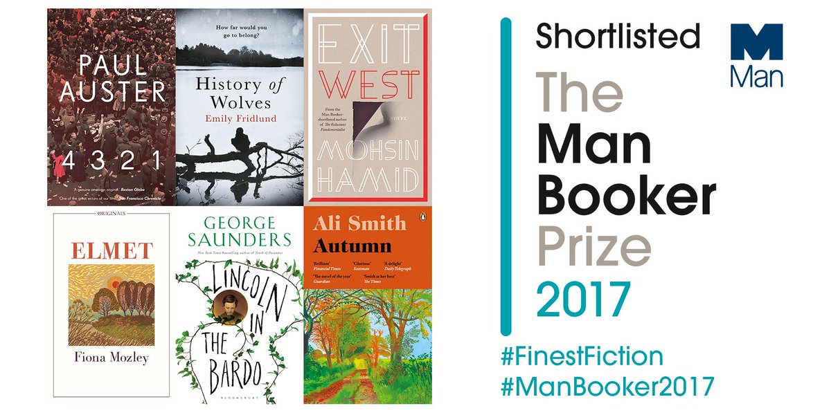 booksaremybag's tweet photo. To celebrate the #ManBooker2017 winner announcement tonight, we have *signed* copies of the shortlist to giveaway. Retweet by 6pm to win! https://t.co/ocRpXRwZ6s