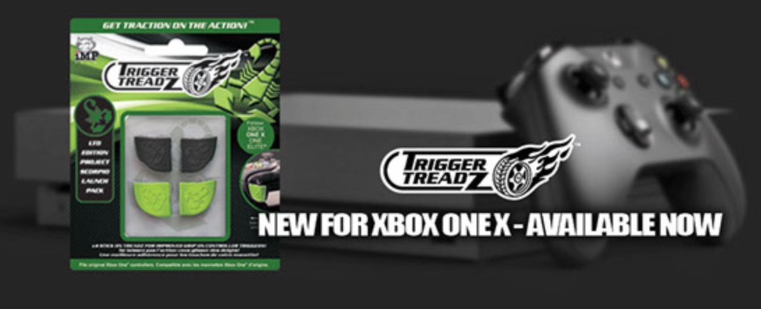 TriggerTreadz's tweet photo. You can now get the gaming advantage on the world's most powerful console! #triggertreadz #xboxonex #xboxone https://t.co/tbbU3V4zHd https://t.co/05xGJuBotL
