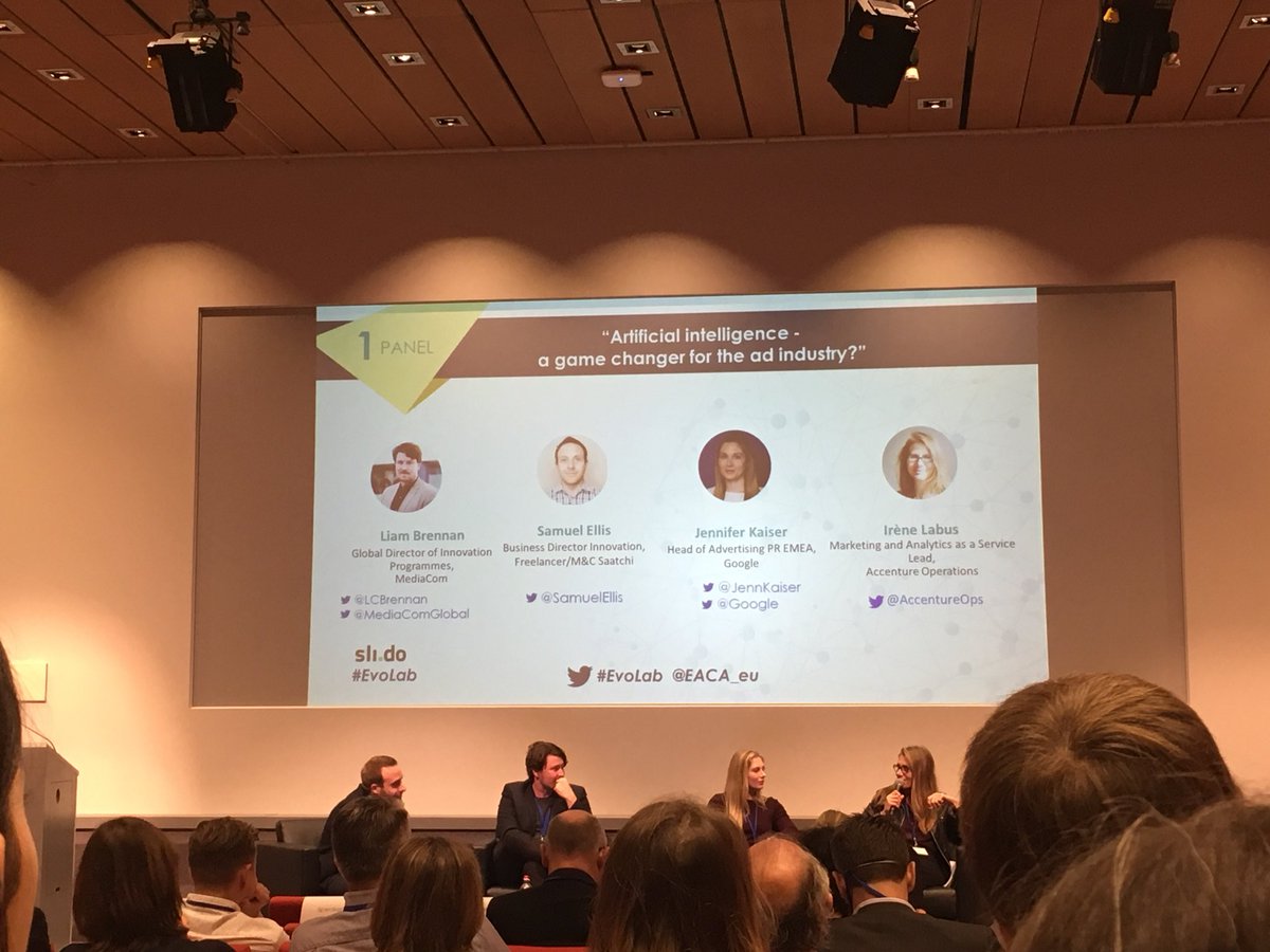 LauraCamposMesa's tweet photo. AI -a game changer for the ad industry? Let start the discussion 🤔#ICMEvolution #EvoLab https://t.co/MzlVG5Dp7J
