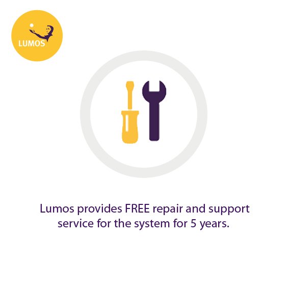 LumosNigeria's tweet photo. Lumos provides FREE repair/support service for 5 years
*Repair service policy terms and conditions apply.
#YelloBox #LumosMobileElectricity https://t.co/mZYajrlVpk