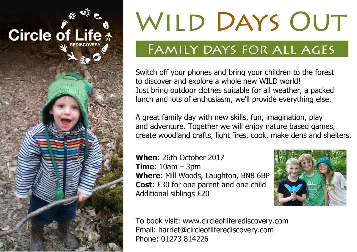 outdoorteacher's tweet photo. Family Wild Day Out 26th October! https://t.co/9zBtK60fUT #forestschool #halftem #family #nature #Lewes https://t.co/dlUppQPNpe