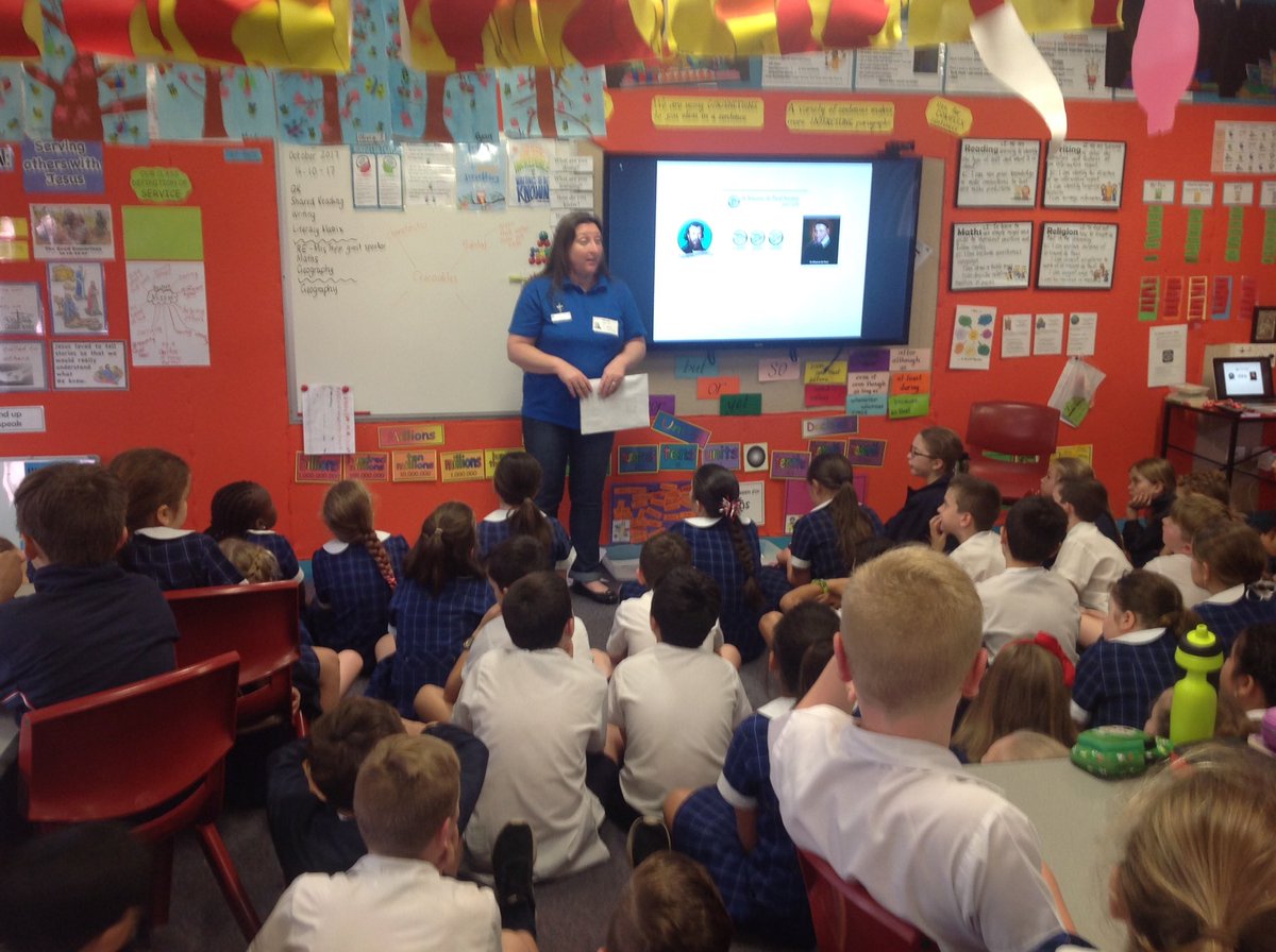 year4bethany's tweet photo. Yesterday Mrs Topp visited to talk about the role of St Vincent de Paul society in our local community &amp; serving others as part of mission. https://t.co/tE6edZkLZL