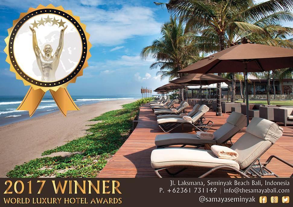 samayaseminyak's tweet photo. WINNER 2017.
World Luxury Hotel Awards.

The Samaya Seminyak Bali 
#luxurytravel #luxurylife #luxury #luxuryresort… https://t.co/H2dAkxglM3 https://t.co/o0Z2vzBT3C