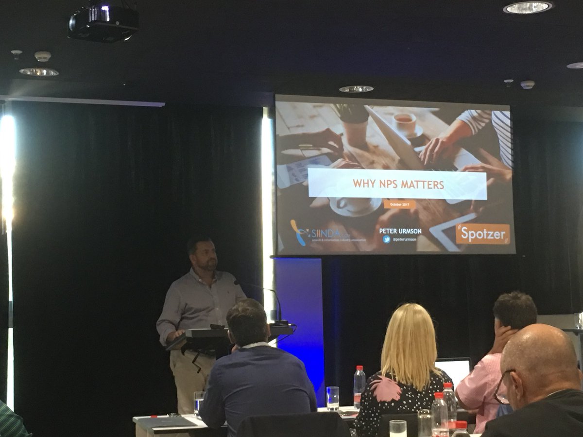 jonstribling's tweet photo. CEO of @SpotzerMedia talking about why NPS matters at @Siinda #mediatech2017 https://t.co/uENoQ7ziL5