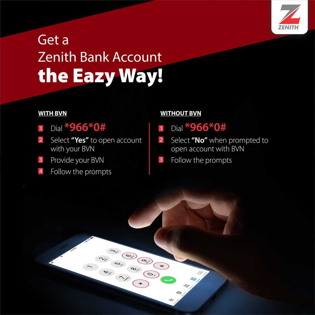 Open zenith bank account with bvn new arrivals