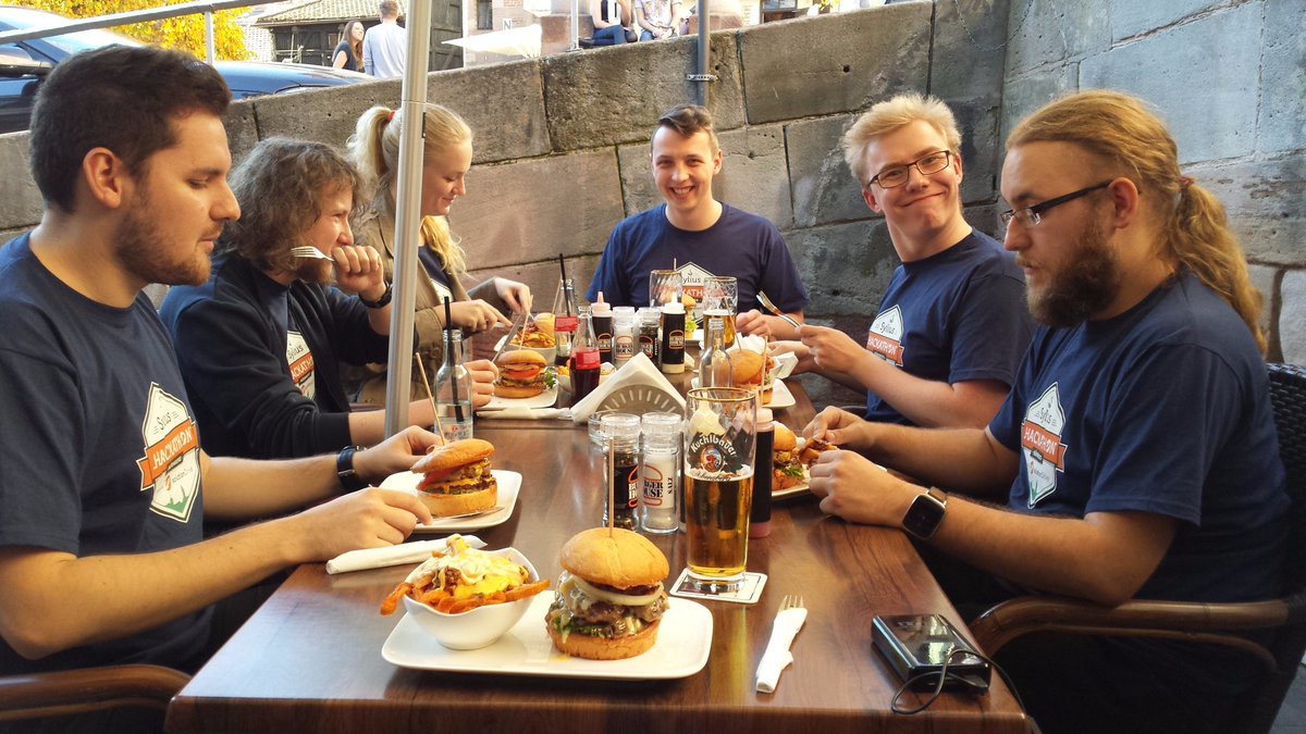 Sylius's tweet photo. Catch some memories from #SyliusHackathon in Nuremberg. We had a really great time in the city &amp; with everyone at the @solutionDrive event 🙂 https://t.co/DBTqKvz1aA
