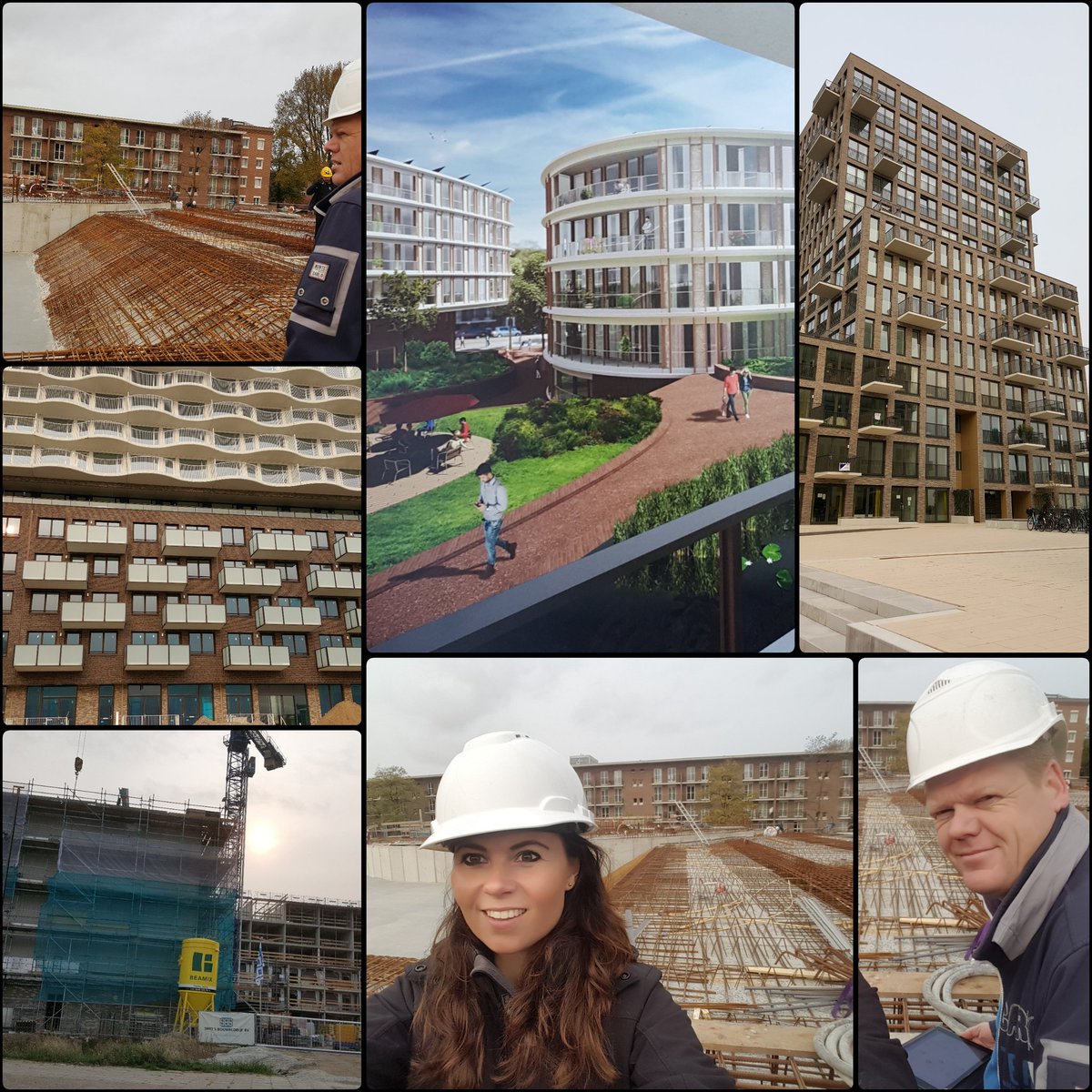 InterConcept_NL's tweet photo. Vandaag weer met de voeten in de klei met André Drenth! 
#Kwaliteitsborger #Bouwinspecteur 
Mooie projecten; Zeeburgereiland, Rhapsody! https://t.co/yDGyL1g9hQ