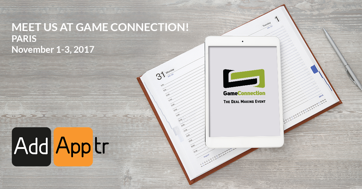 AddApptr_Paris's tweet photo. Rencontrez-nous à la Game Connection ! #GameCoEurope17 https://t.co/GfRZ4hhhkf