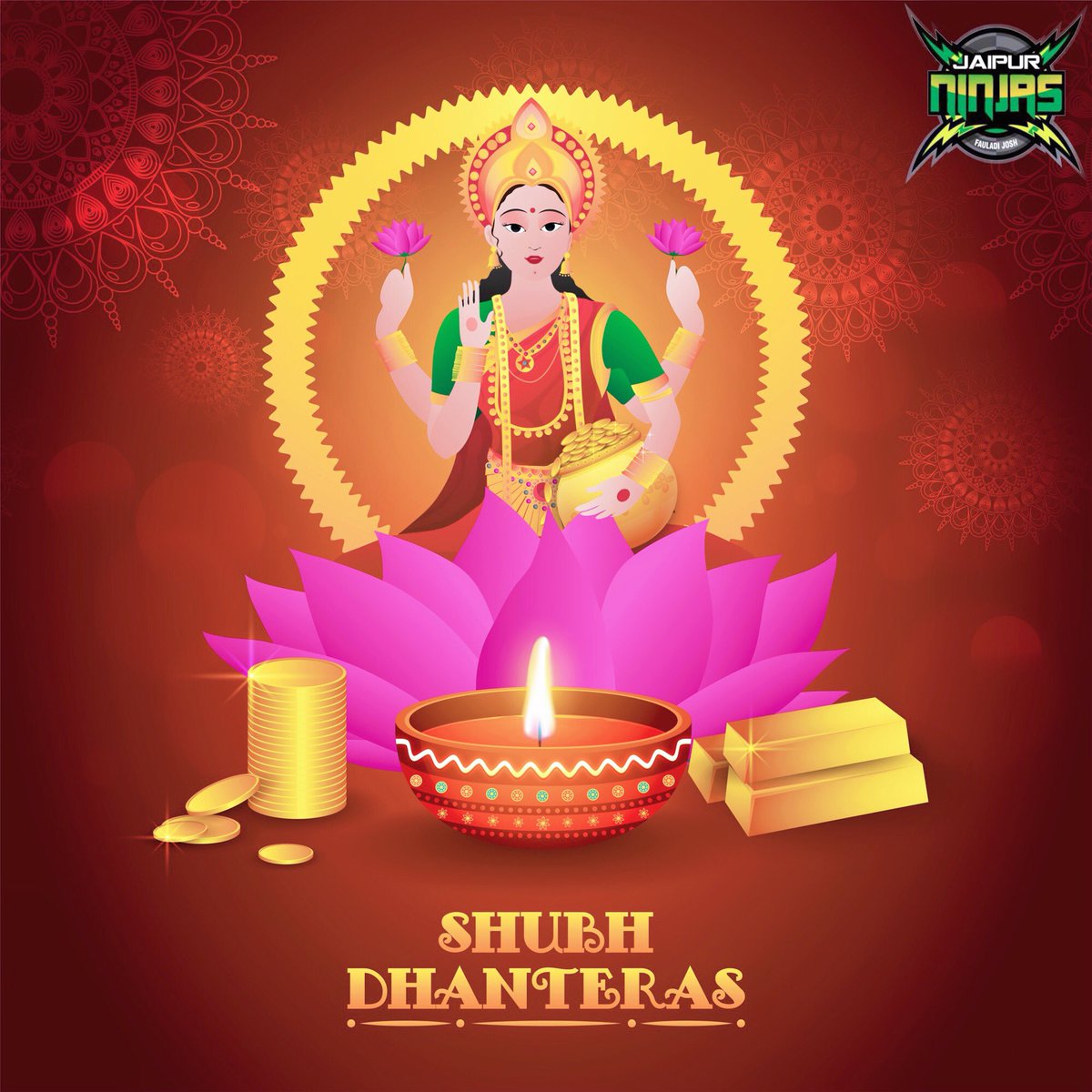 jaipur_ninjas's tweet photo. Wishing you all a very happy, prosperous and शुभ धनतेरस. #Dhanteras https://t.co/jsMz8wlIhN