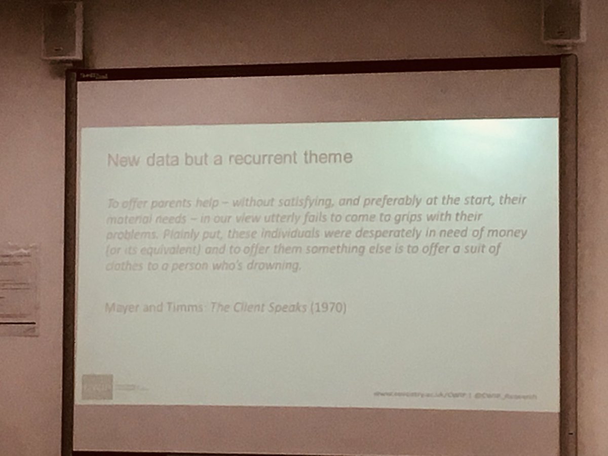 JoWarner01's tweet photo. Another very apt blast from the past in Brid Featherstone’s presentation: “offering a suit of clothes to someone who’s drowning” #IROConf17 https://t.co/kaiUurKoAp