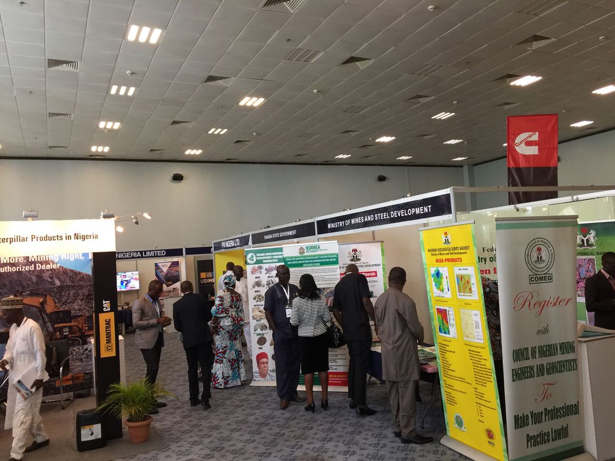 NigeriaMW's tweet photo. Nigeria Mining Week Day in pics #NMW17 #mining #expo #Happening Now @fmmsdngr @MAN @PwC_Nigeria https://t.co/UusCjgNkJf