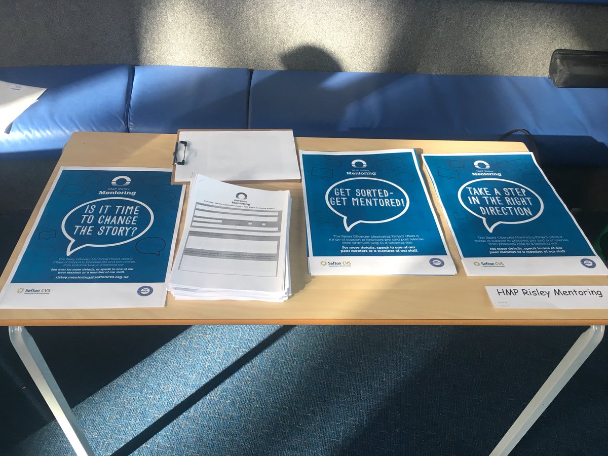RisleyMentoring's tweet photo. Come at see us at #RiversideCollege today and sign up to volunteer offering through the gate support to Ex-Offenders from #HMPRisley https://t.co/tc3NOxTWhc