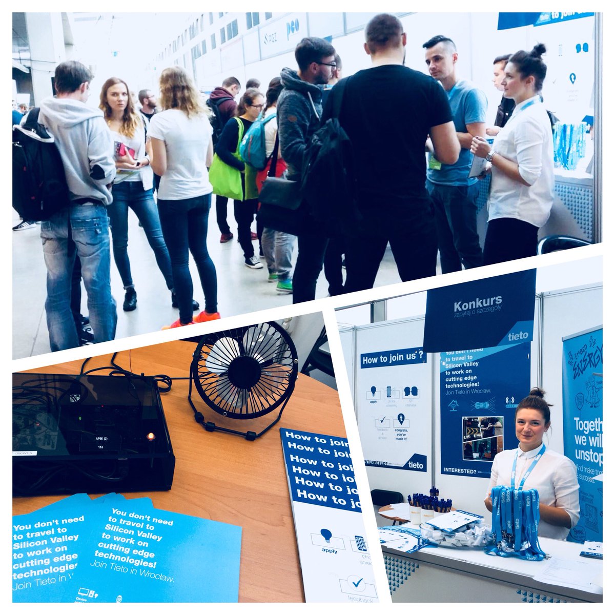 MoniTieto's tweet photo. You don’t need to travel to Silicon Valley to work on cutting edge technologies. Visit #Tieto stand at #ATP #PWr and join us! https://t.co/DHvhqMksOl