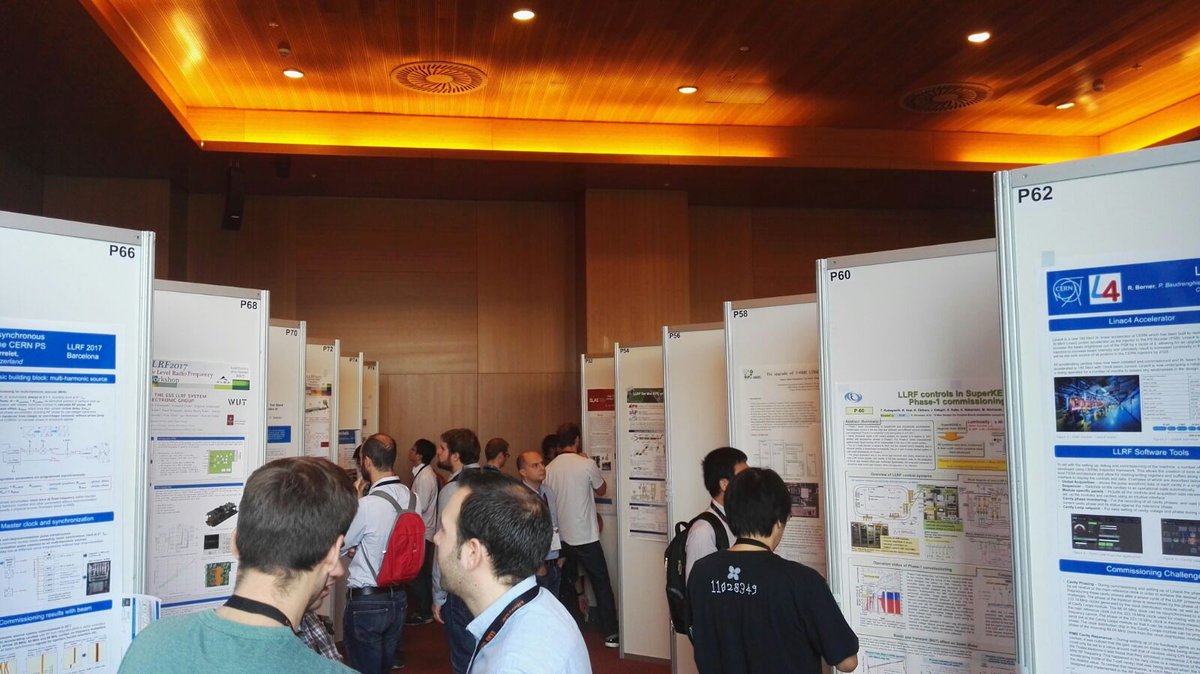 ALBAsynchrotron's tweet photo. #LLRF2017
Poster session - Sharing ideas
#RFsystem #synchrotron #ALBAsynchrotron #workshop https://t.co/yhQkOlBUmj