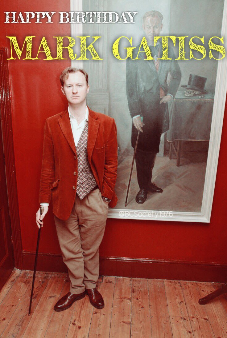 Happy Birthday to the talented man, Mark Gatiss ( )   