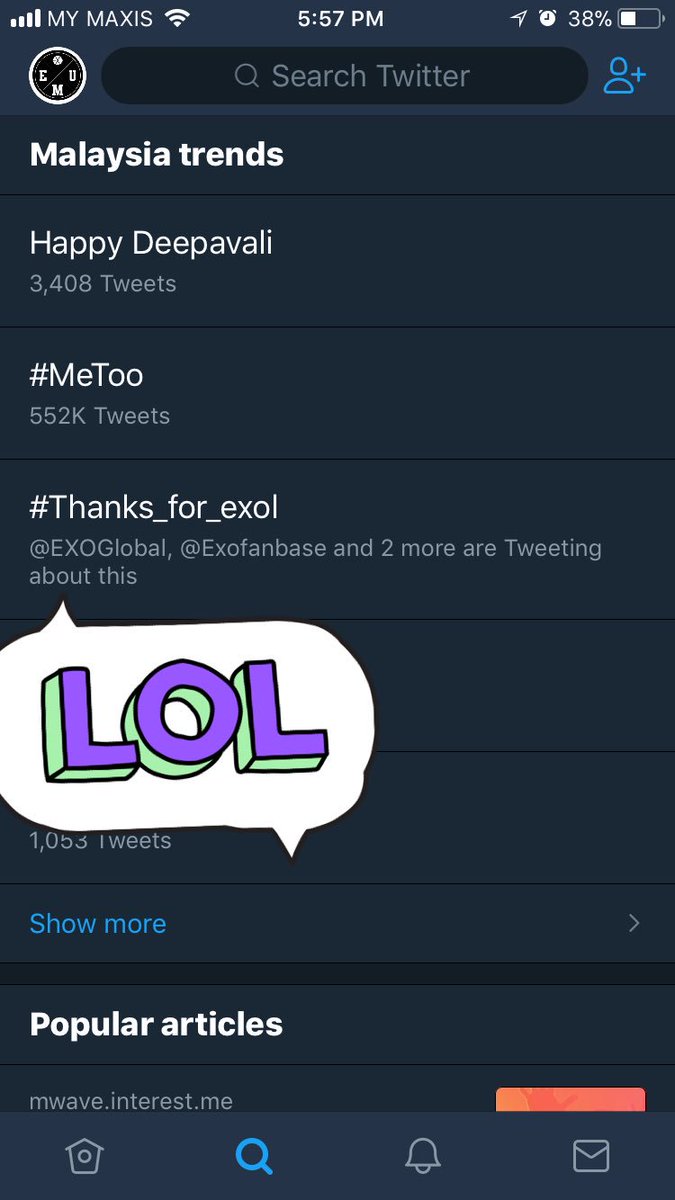 EXOUnionMY's tweet photo. #Thanks_for_EXOL trending in Malaysia! https://t.co/kFrDkp7jcm