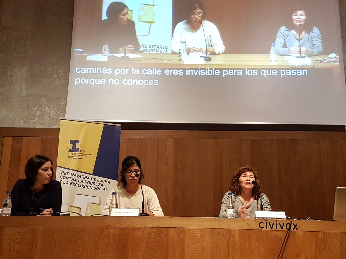 redpobreza's tweet photo. En Directo seguímos #XVIIJornadasRed Mesa experiencias con Alisson Almendras y Ruth Torres. Modera: Ana Otamendi https://t.co/SPTTCS1rgS https://t.co/s3yC7CzwKY