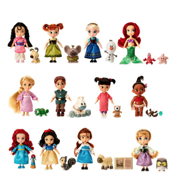 coleu4ria09's tweet photo. Disney Animators’ Collection Mini Doll Gift Set for $99.95 now available 
#disneystore #minianimatorscollection #shopdisney https://t.co/isl4SX6Wy1