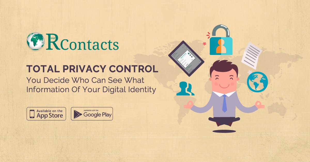 RContactsApp's tweet photo. RContacts empowers you to control privacy settings for each component of your digital identity. 
#RContacts #PhoneBookApp #ContactManagerApp https://t.co/DYx0PAOayQ