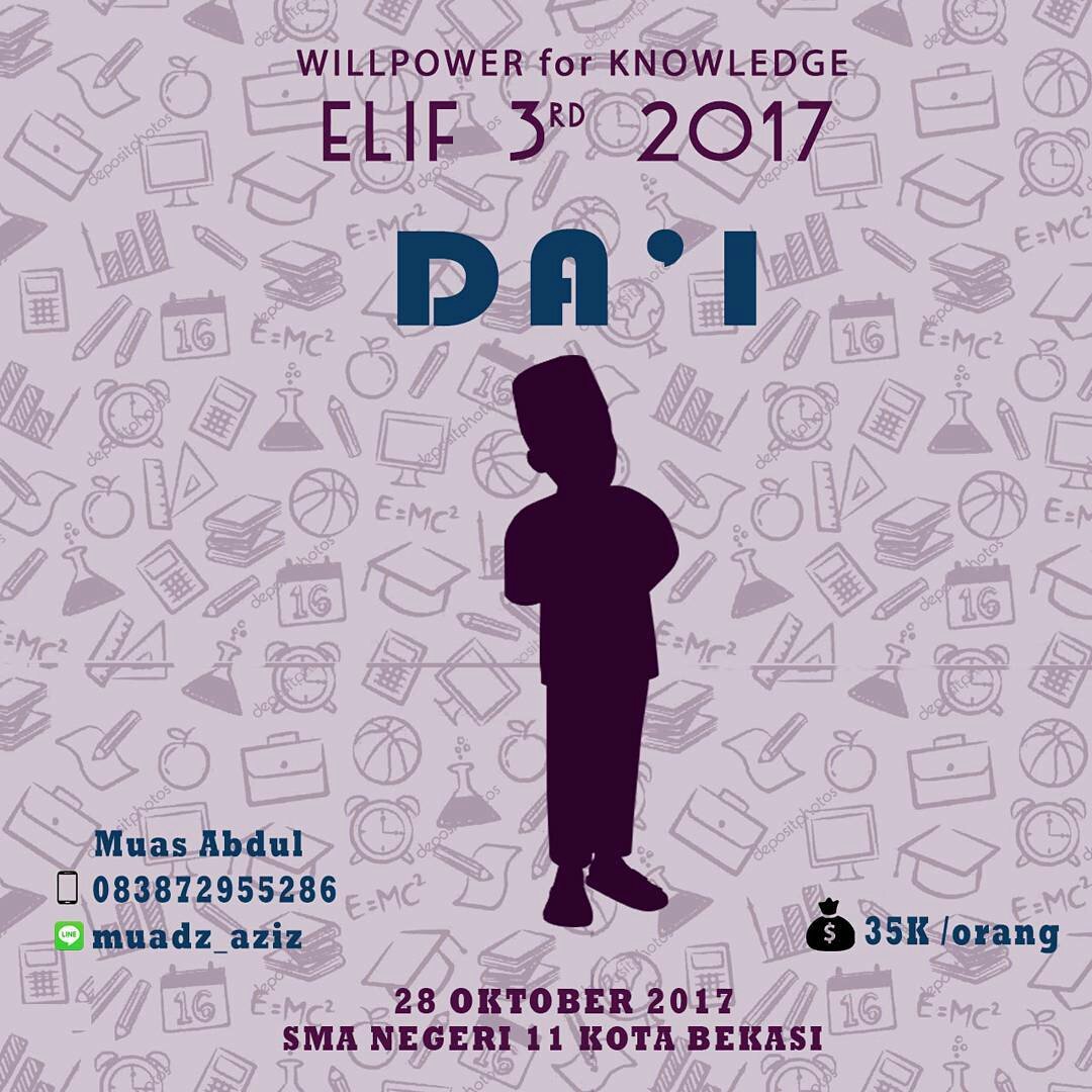 El_islamicfest's tweet photo. Yuk segera mendaftar!

📲Untuk info lebih lengkap bisa kontak aja ke cpnya ya!
📋Dan untuk formulir pendaftaran bisa buka link di bio kami. https://t.co/LsI2XlDYJg