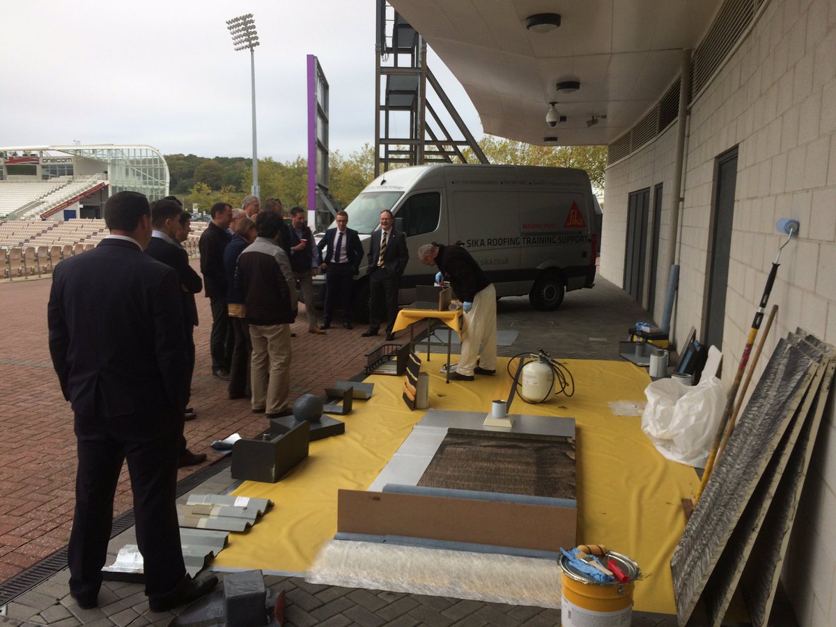 Ryan_McEnoy's tweet photo. @LiquidPlastics - great venue for our live demonstration at the Ageas Bowl, Southampton https://t.co/4vap8wydY1