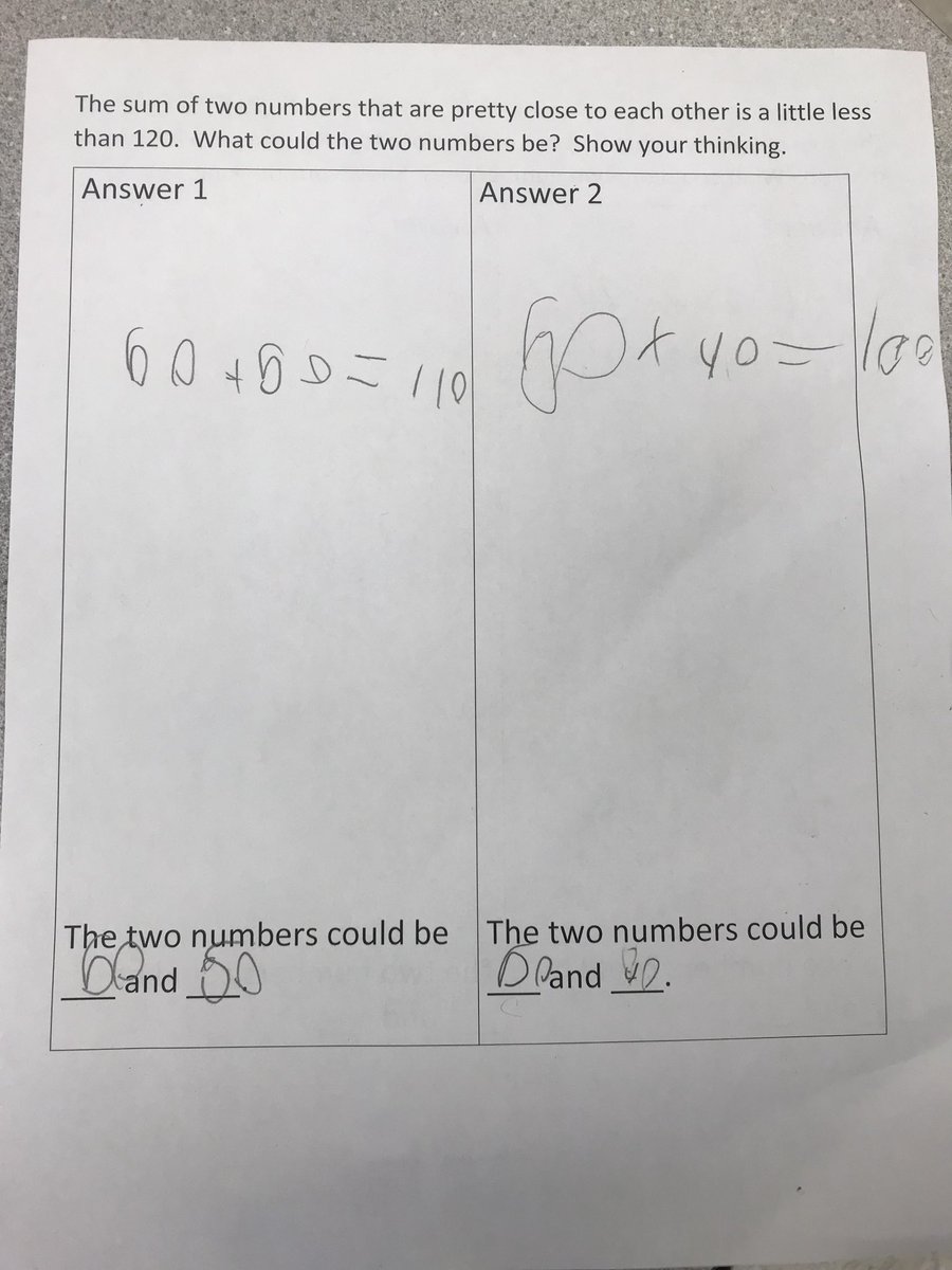 prattmath's tweet photo. Gr. 2/3 Solving Addition Word Problems - great start to our week! https://t.co/GnpB9vjB6D