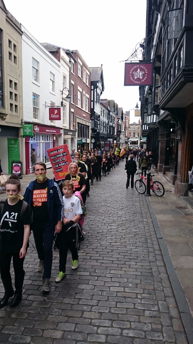 LoveChesterSD's tweet photo. We joined with many this weekend in raising awareness of human trafficking in association with the A21 campaign and their #walkforfreedom https://t.co/d1veKypSF4
