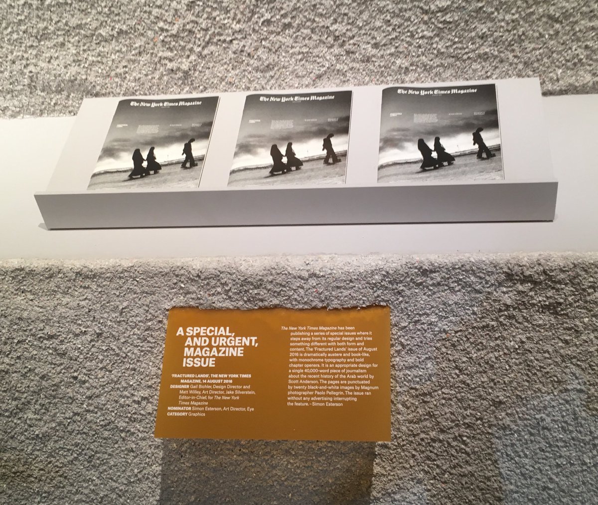 ‘Fractured Lands’ – nominated for #Designsoftheyear at the Design Museum, London. #paolopellegrin #scottanderson #beazleydesignsoftheyear