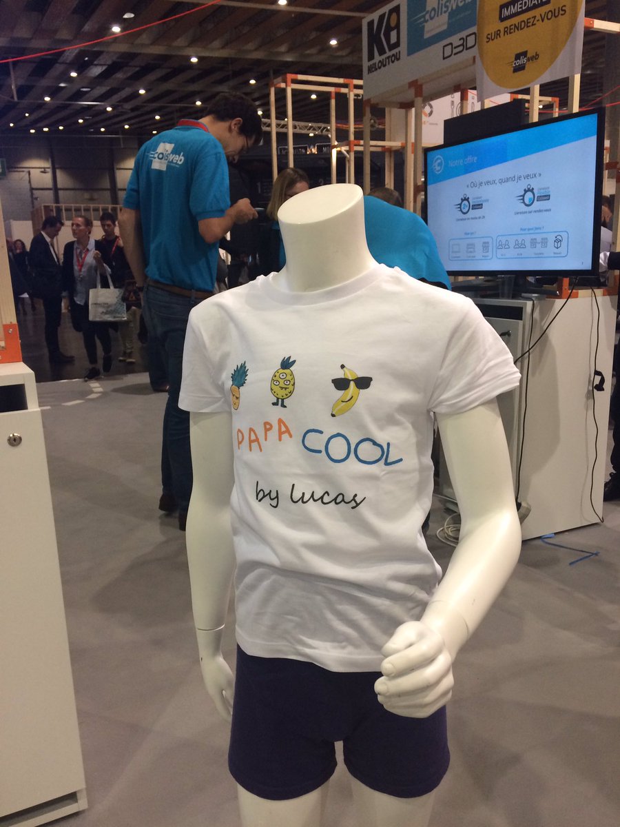 Gemo_Officiel's tweet photo. Les enfants crééent et personnalisent leur t-shirt avec #kidlab projet de My-Tex & @Gemo_Officiel #conext2017 @ConextShow #kids #innovation https://t.co/ROJa8Q5KZU