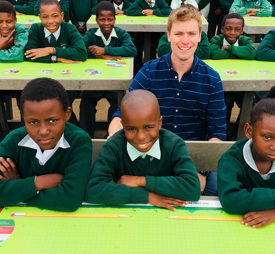WILDLANDSSA's tweet photo. 1/2. Colourful &amp; fun time at Silwanetshe Primary School (Pmb) they received 17 #GreenDesks
#MakeADifference  #GreenDesks https://t.co/DLkau5rjaq