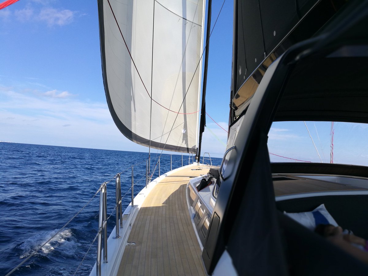 MNYachts's tweet photo. Pruebas de mar con el @_DufourYachts_ 63 Exclusive en @cnelbalis.  Calidad, Confort y Prestaciones.  Más info: https://t.co/MslmMMTq84 https://t.co/ougOaMwSp7