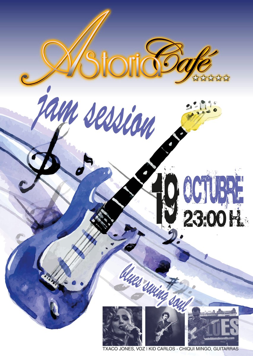 AstoriaCopas's tweet photo. JAM SESSION EN @AstoriaCopas ,PARTICIPA, JUEVES 19 OCTUBRE 23:00H https://t.co/lPMfLASOM4