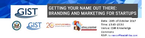 LeadAfrika's tweet photo. Another #GIST MEET-UP coming up! We're talking #branding &amp; #marketing for #startups. Join us : Oct 26 @ 13:45 https://t.co/x0vfwbuq6v