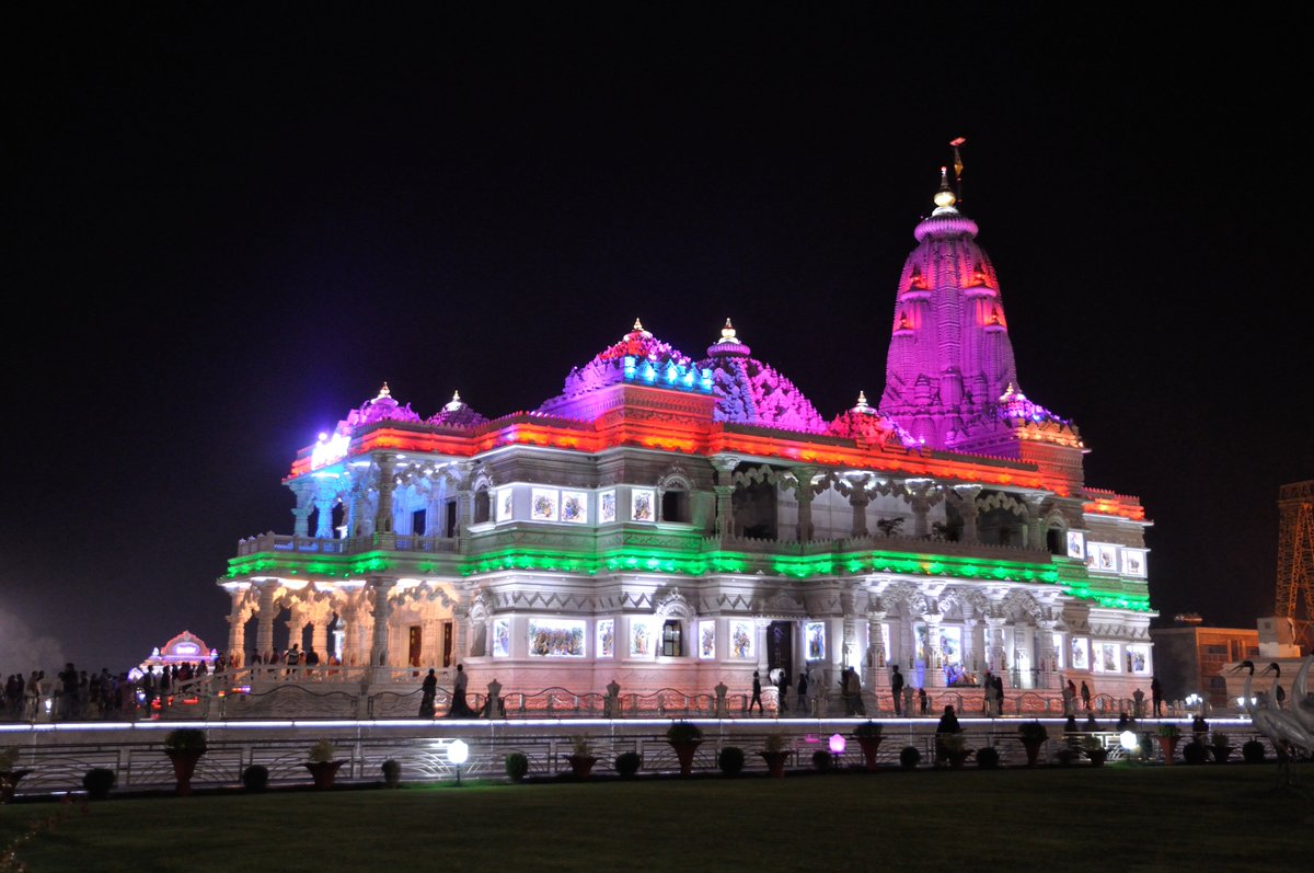 mathuratemple's tweet photo. Beauty Of Vrindavan Love Temple More For Follow Us @mathuratemple https://t.co/0b3wPfEtsl