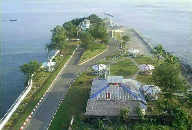 Sittwe Point Landscape Arakan State,Myanmar.