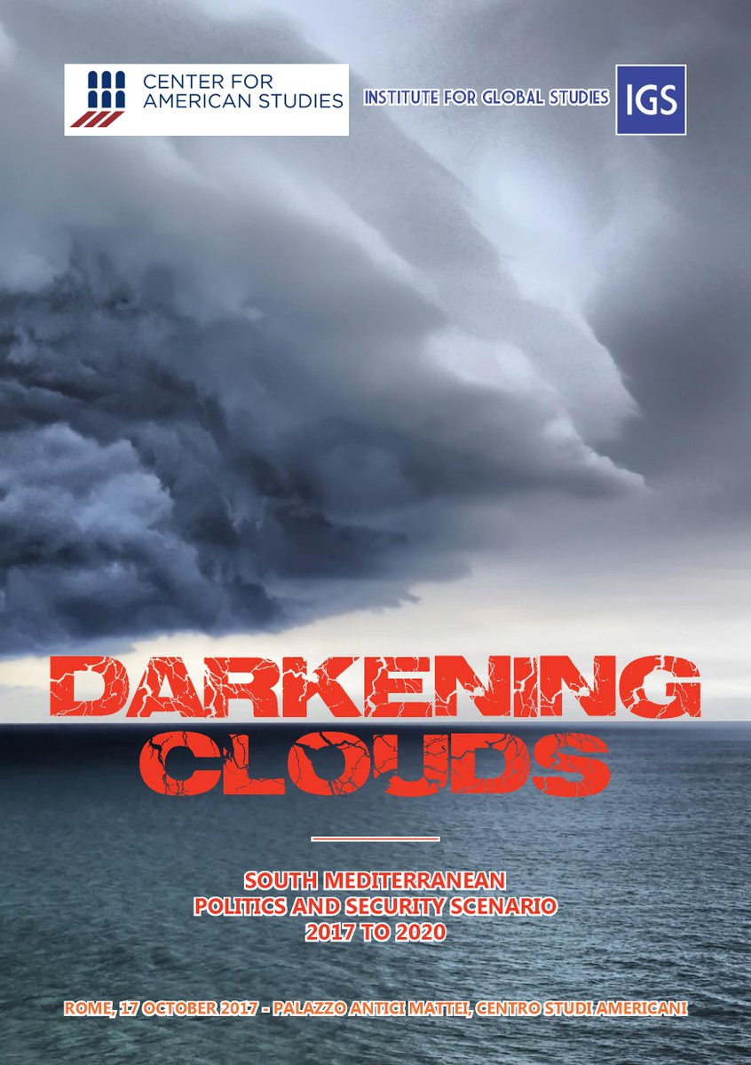 centrostudiusa's tweet photo. Darkening Clouds roundtable at #CAS to analyze #SouthMediterraneanPolitics & #SecurityScenario 2017 to 2020 with #InstituteforGlobalStudies https://t.co/l2HFEnjtbG