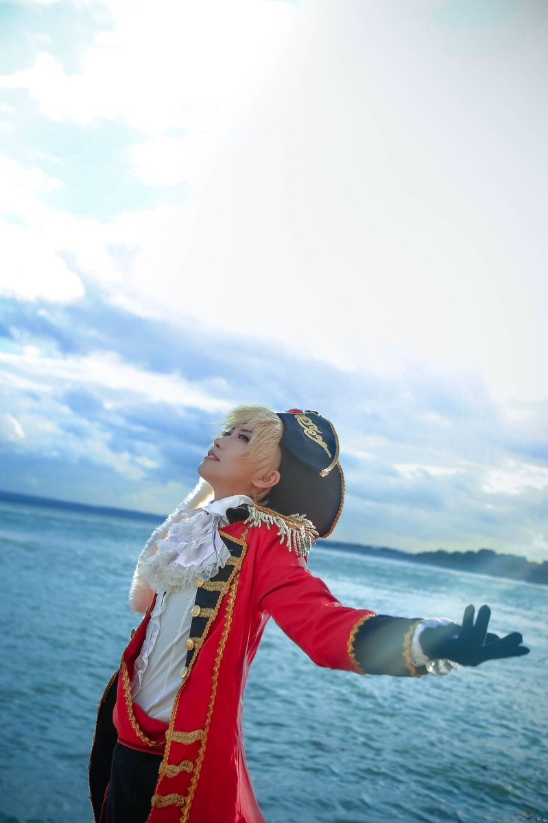 Thrun Milk Twitterren イギリスの海で撮影した海賊アーサー 海賊アーサー 私 Photo By ロサリ ヘタリア コスプレ ヘタリアコスプレ イギリス アーサー カークランド