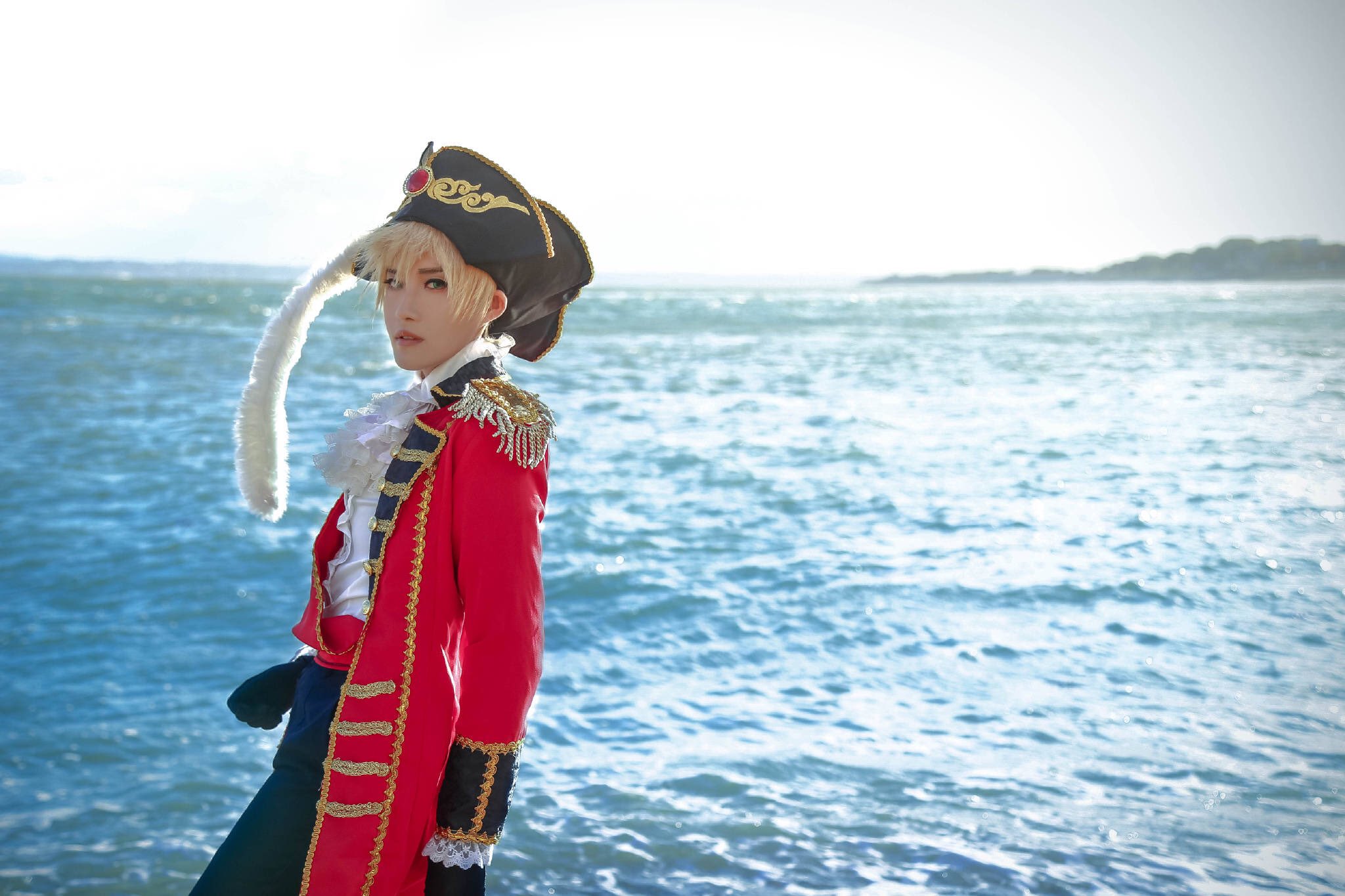 Thrun Milk Twitterren イギリスの海で撮影した海賊アーサー 海賊アーサー 私 Photo By ロサリ ヘタリア コスプレ ヘタリアコスプレ イギリス アーサー カークランド