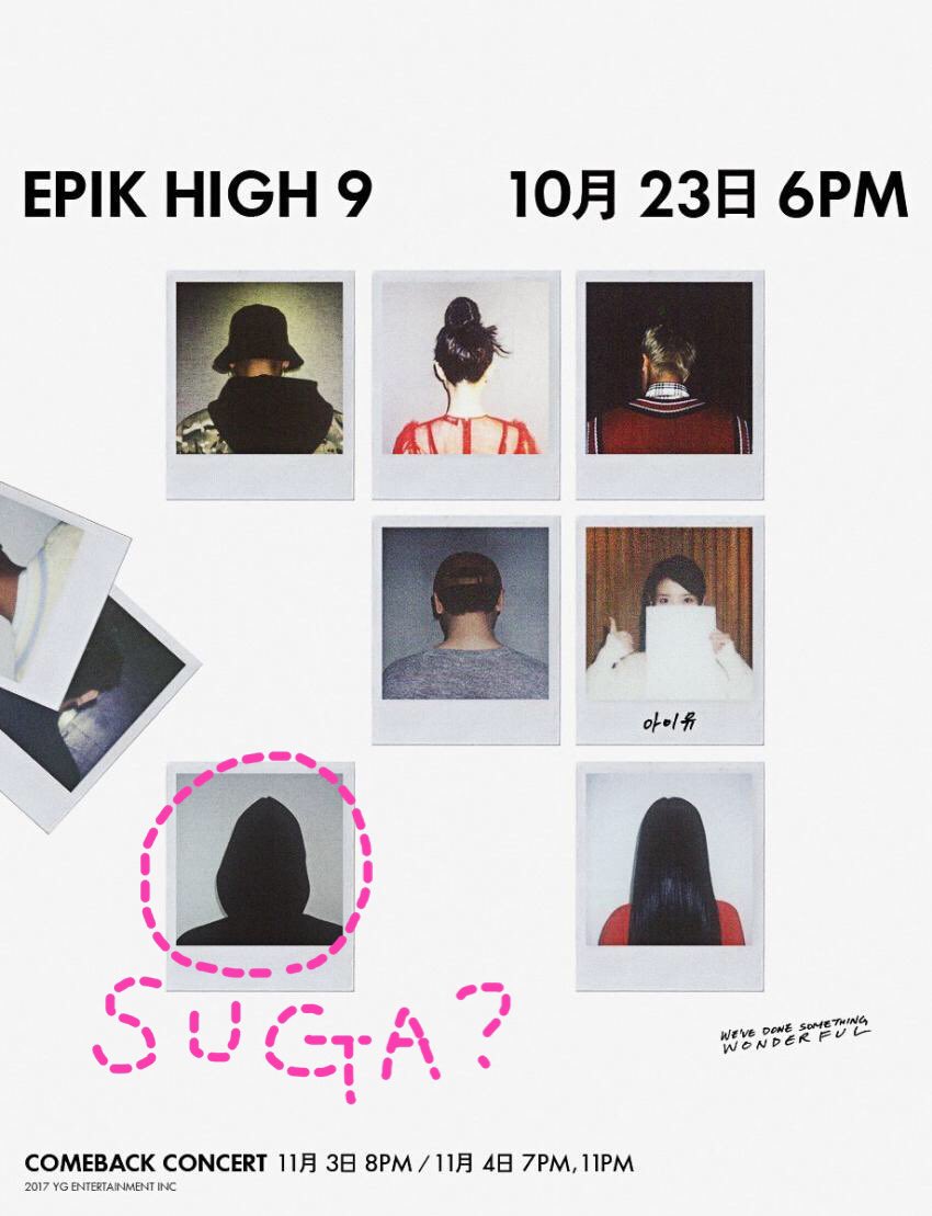 rn_rn_rn_'s tweet photo. エピカイEpik High9集アルバム
フィーチャリングに参加するアーティストたちの写真
左下の黒フード被っている人がユンギという噂が...😶本当だったらマジでやばいやつㅠㅠ
今まで公開されたのは
(ヒョクオ、アイユ、Crush,スヒョン(アクミュ),キムジョンワン(Nell)) https://t.co/a6FEN1GKig