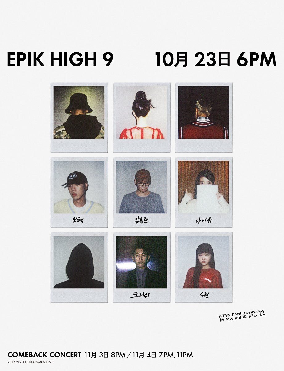 rn_rn_rn_'s tweet photo. エピカイEpik High9集アルバム
フィーチャリングに参加するアーティストたちの写真
左下の黒フード被っている人がユンギという噂が...😶本当だったらマジでやばいやつㅠㅠ
今まで公開されたのは
(ヒョクオ、アイユ、Crush,スヒョン(アクミュ),キムジョンワン(Nell)) https://t.co/a6FEN1GKig