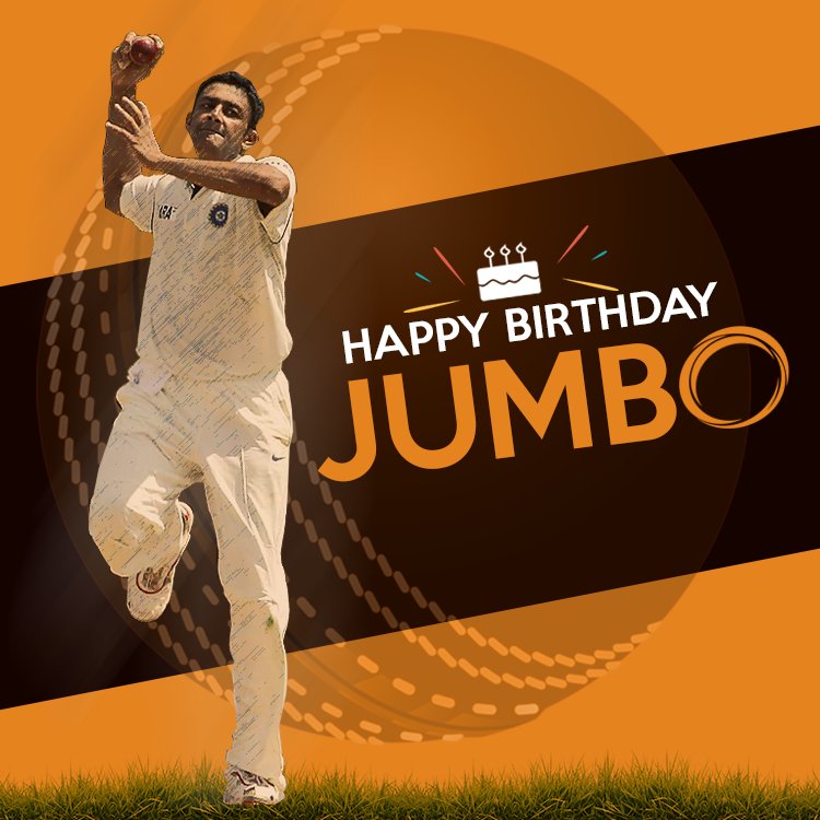 We wish \"Indian spin legend\" Mr. Anil Kumble a very happy 