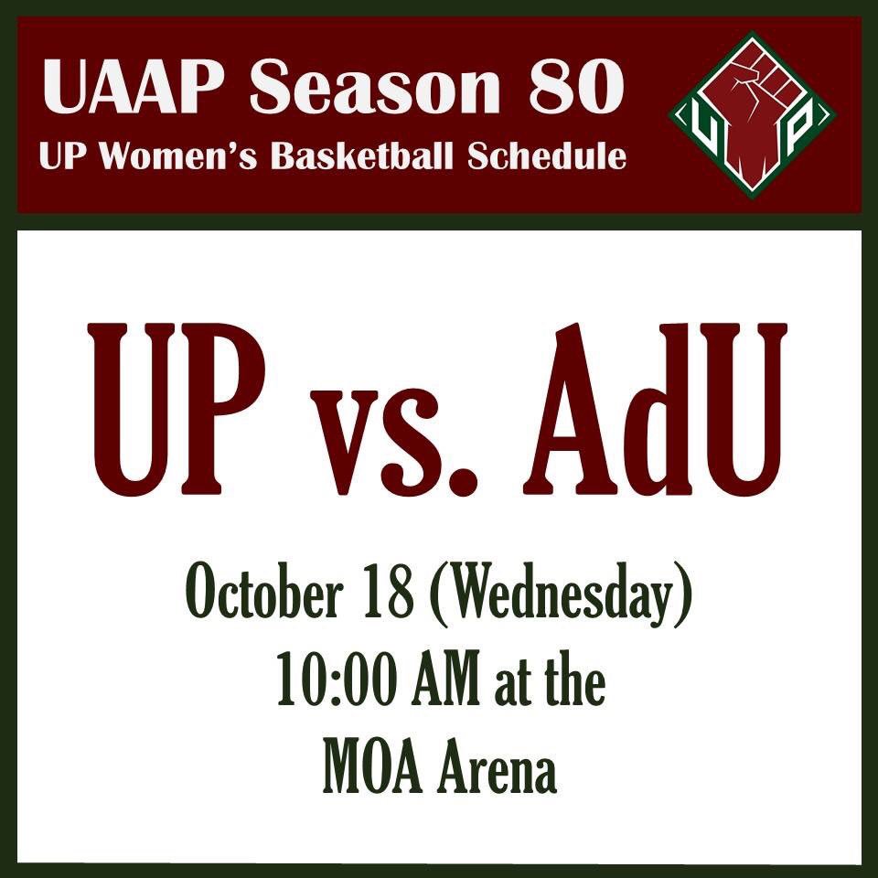 Our second round starts tomorrow! Hope to see you guys at the Arena! #LabanUP