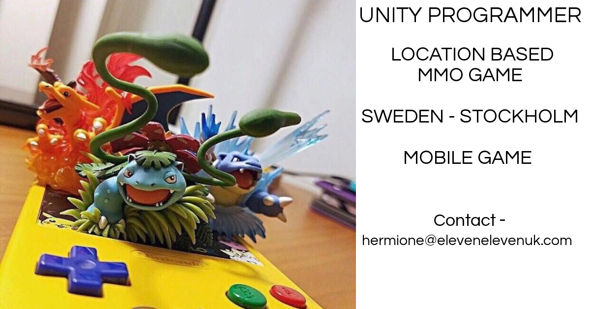 ElevenElevenLtd's tweet photo. Currently #recruiting for
Unity programmers #mobilegames 
Dm Me for more details. https://t.co/HvhZ90oMe7