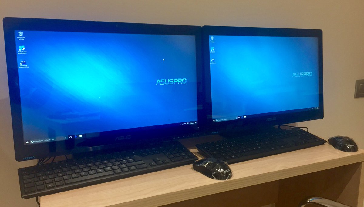 teknne's tweet photo. Potentes y versátiles Todo en Uno Asus asuspro con pantalla táctil de 22”, i5 de 6a gen, 8GB, 1TB https://t.co/Hh9t8QFS5O
