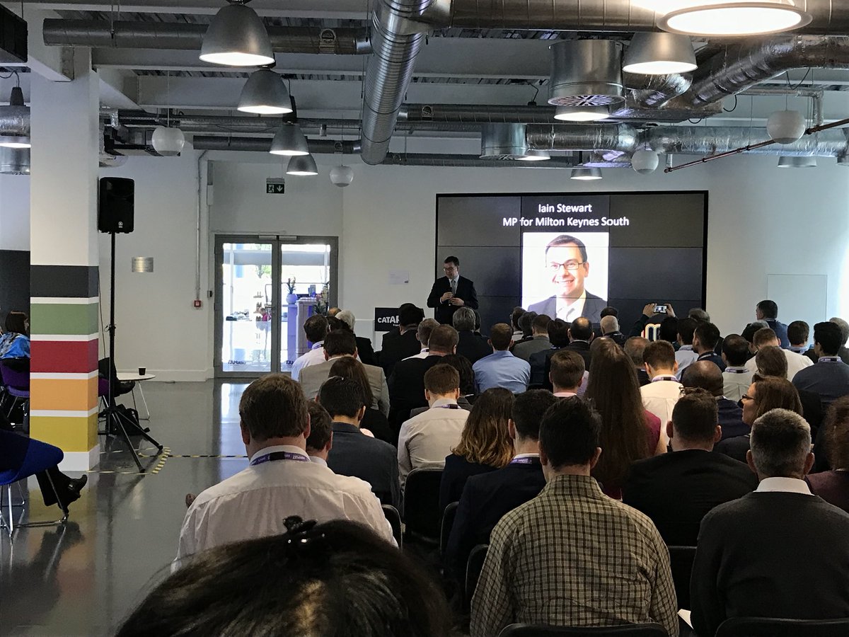WayraUK's tweet photo. MP for Milton Keynes South, @iainastewart speaks of how innovation in transport is making all of our lives better #IMAccelerator https://t.co/8IgrKsl5lM