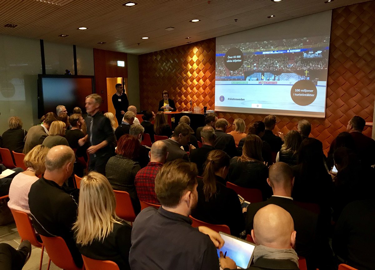 I dagarna två samlas idrotter, destinationer och distriktsförbund i Umeå för att prata evenemang. Häftigt! #idrott&amp;destination #cie