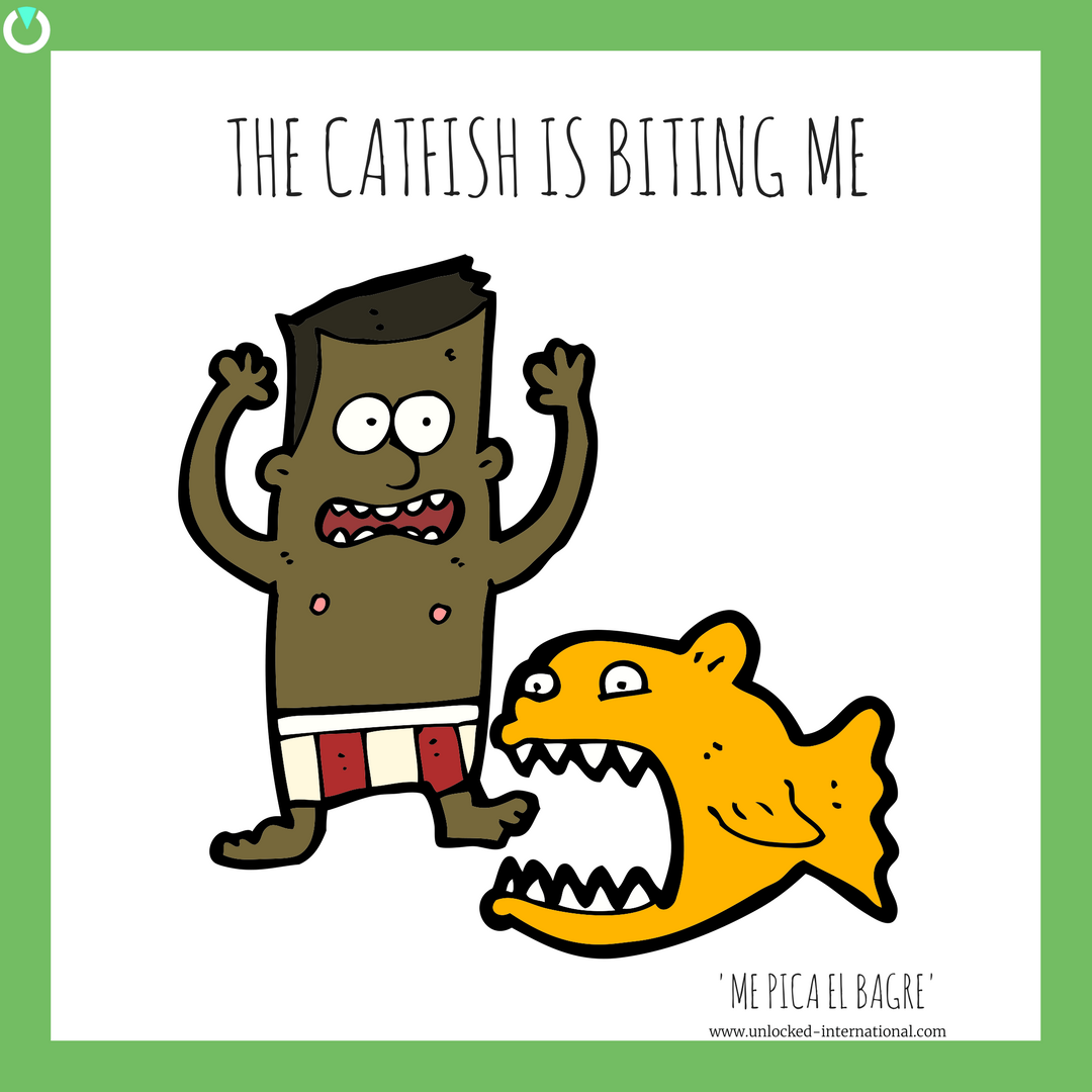 unlockedIntl's tweet photo. Don't get lost in #translation 😱🐡🇦🇷
Can you guess this #Argentinian #idiom? https://t.co/qrnRtWJxUT  #languages #l10n https://t.co/1xb28tfdHC