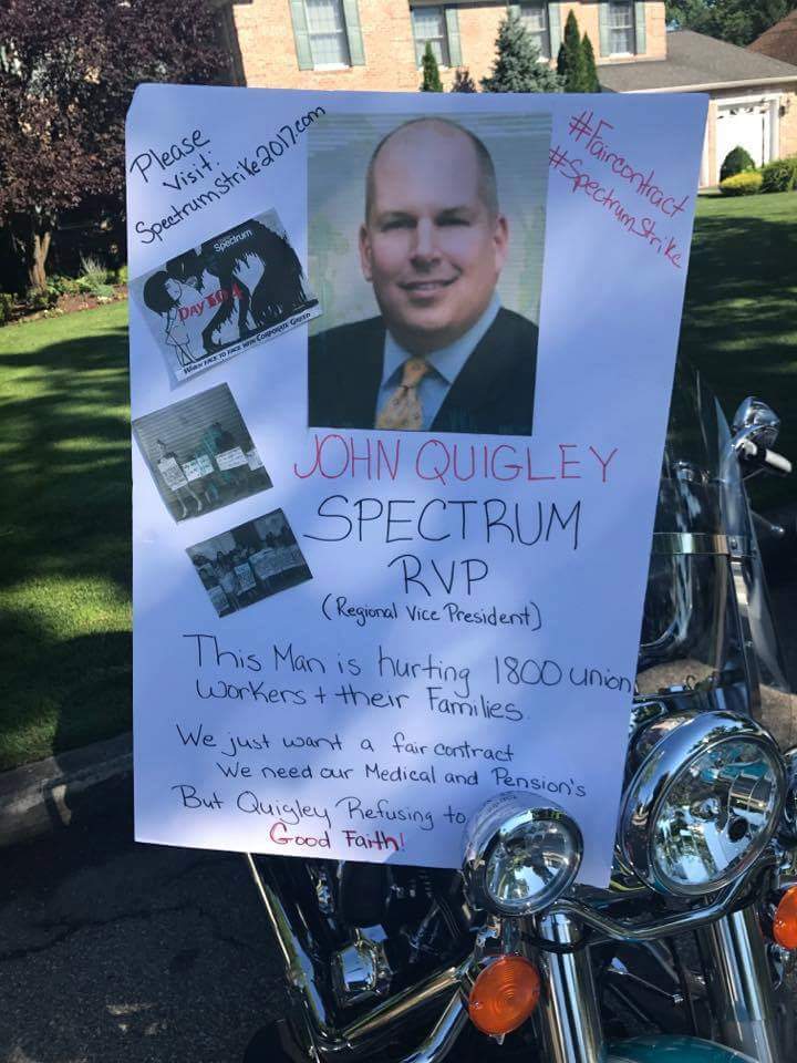 denisebklyngirl's tweet photo. Oh Johnny Boy 😝 the one that's hurting many union workers &amp; their families! I hope ur family is proud of u 👎#unionbusting #spectrumstrike https://t.co/5xK1vy61Pv