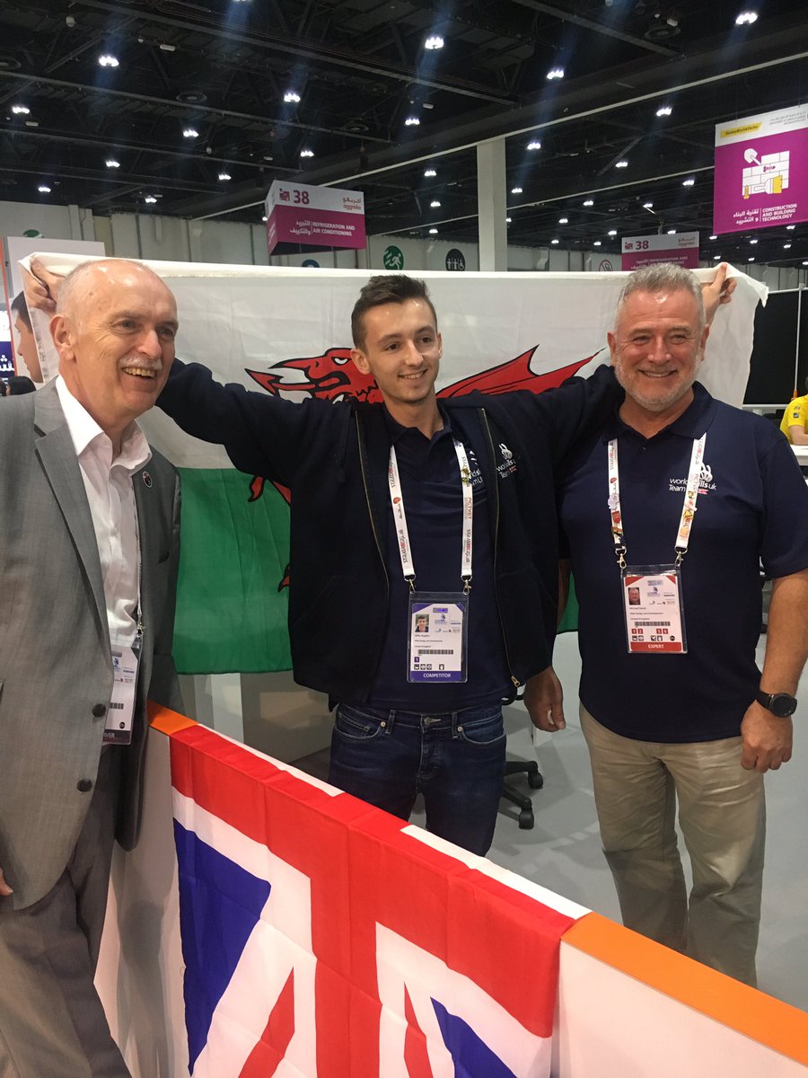 ISEinWales's tweet photo. Our fantastic competitor @AlfieHD has completed his competition on a world stage. Proud moment!#TeamUK @ColegSirGar @WorldSkillsUKW https://t.co/D3aXAdzg4t