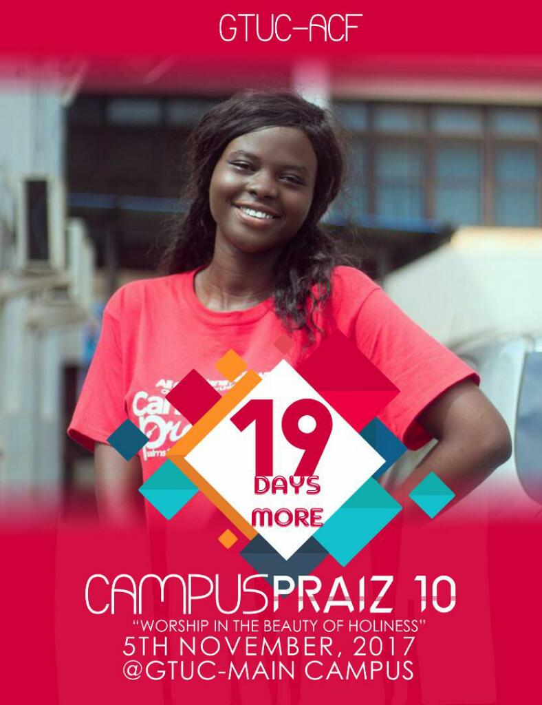 GtucAcf's tweet photo. 19 days to #CampusPraiz10 
🎇🎉🎊 https://t.co/KqIypN9KiW
